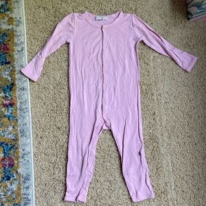 Kyte Baby Snap Romper in Peony